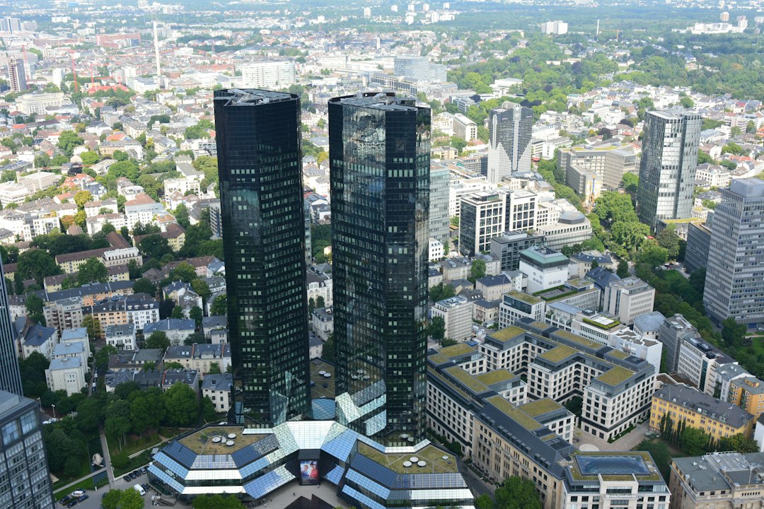 a city with tall buildings