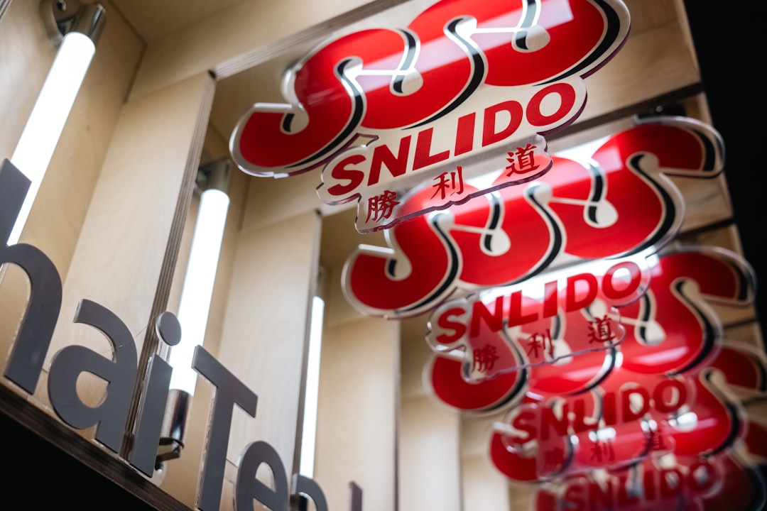 a close up of a sign on a building